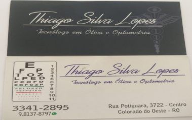 Thiago Silva Lopes (Tecnólogo em Ótica)