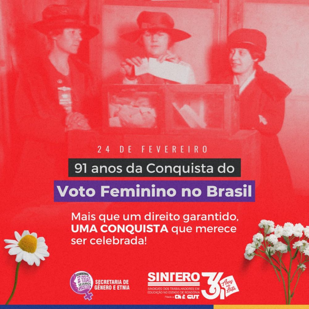 90 anos de Direito ao voto feminino no Brasil: lutas, conquistas e