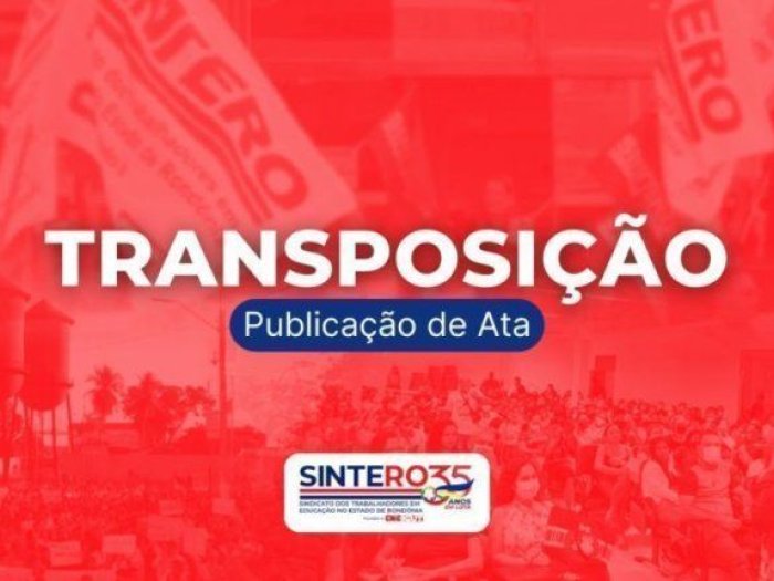 TRANSPOSIÇÃO: Ata nº 6 de 2025 é publicada pela CEEXT