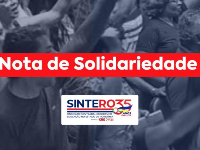 Nota de Solidariedade