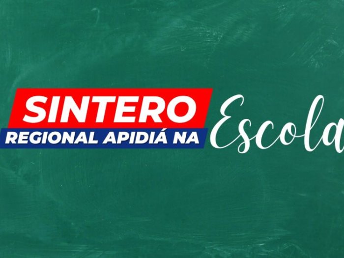 Regional Apidiá do SINTERO iniciou atividades sindicais nas escolas em 30 de setembro e vai até 10 de outubro 