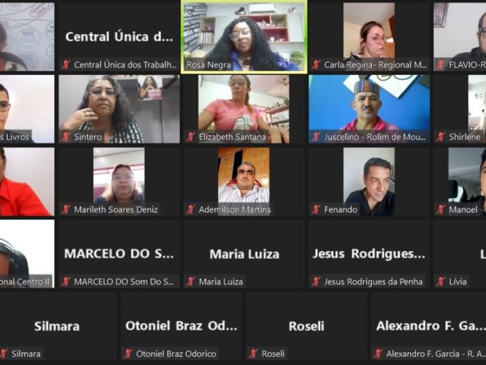 Secretaria de Gênero e Etnia do SINTERO compartilha planejamento de atividades para os próximos meses