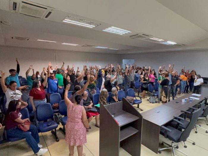 Trabalhadoras e trabalhadores aprovam remanejamento de cargos em Assembleia Geral Extraordinária do SINTERO