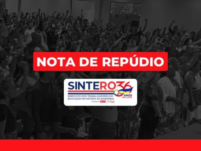 Nota de repúdio