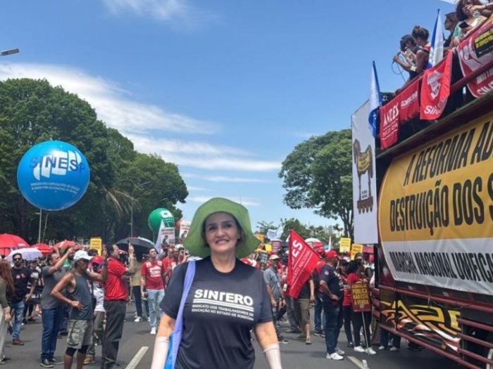 SINTERO participa da Marcha Nacional do Serviço Público em Brasília contra a Reforma Administrativa