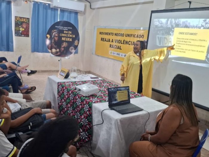 SINTERO leva debate sobre Consciência Negra para o cotidiano das escolas da Regional Guaporé