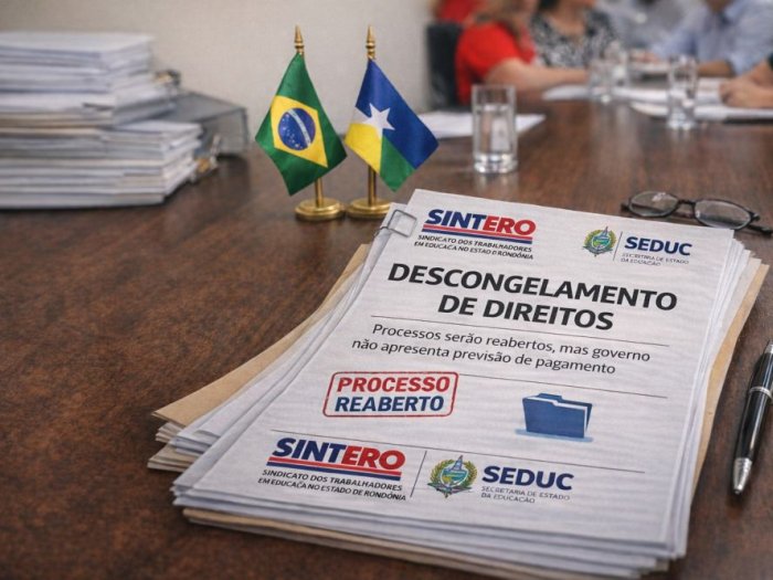 SINTERO realiza tratativas com a SEDUC sobre descongelamento de direitos 