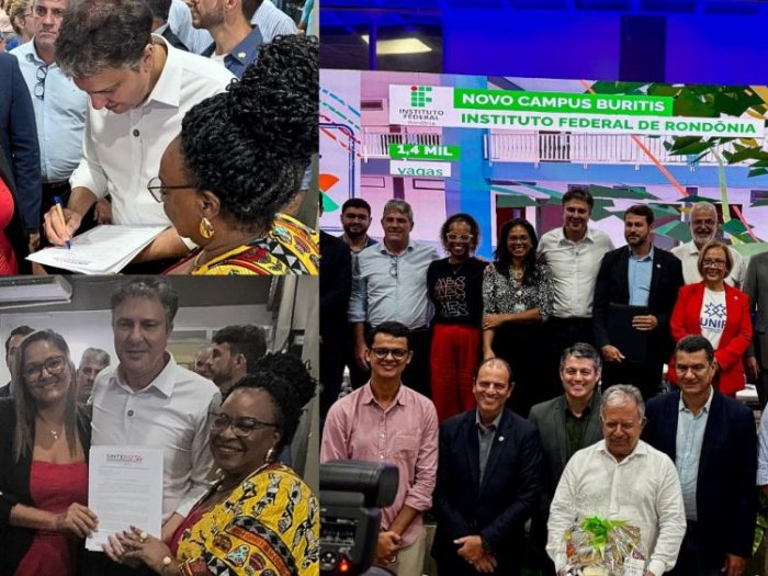 SINTERO protocola reivindicações ao MEC durante visita de Camilo Santana ao IFRO