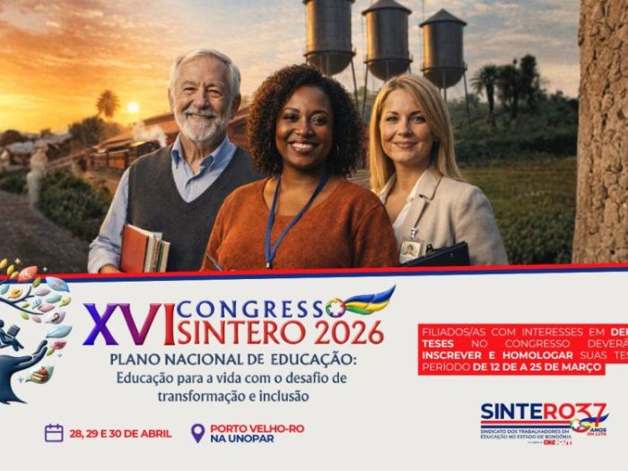 SINTERO abre período de inscrição para apresentação de teses independentes no Congresso