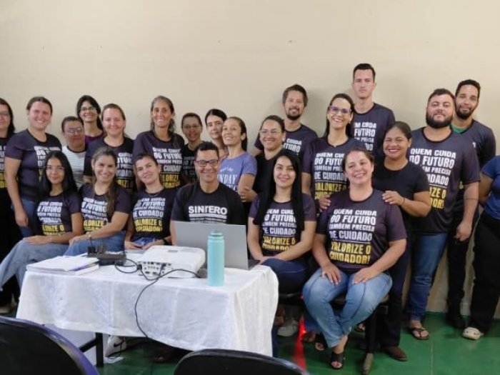 Grupo de cuidadores de Cerejeiras se une ao SINTERO e fortalece representação no Cone Sul