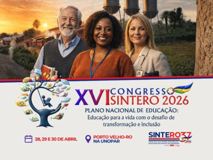 SINTERO realizará 16º Congresso Estadual e convoca categoria a participar