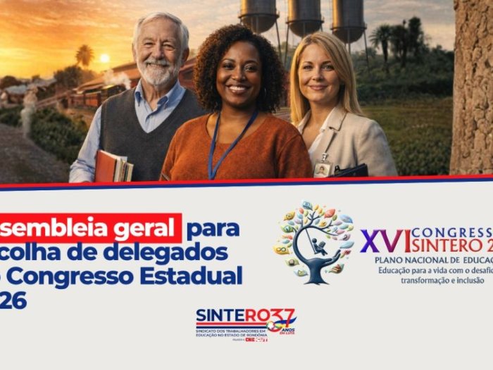 15 de abril: Regional Norte convoca assembleia geral para escolha de delegados do Congresso Estadual 2026