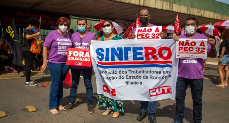 Sintero participa de mobilização em Brasília contra a retirada de direitos 