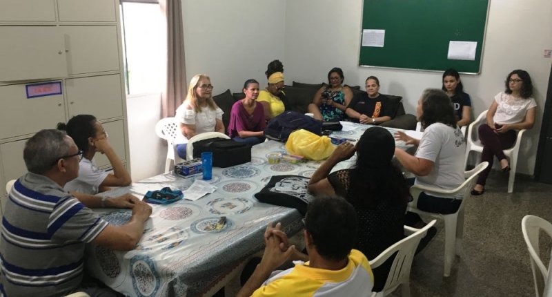 Diretoria do Sintero faz visita à Escola Estadual Barão do Solimões 