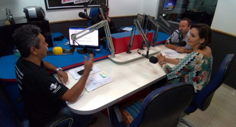 Diretoria do Sintero participa de entrevista na Rádio Interativa FM e visita à CRE durante “Sintero Itinerante” na Regional Centro I