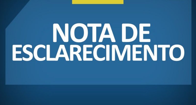 Nota de esclarecimento
