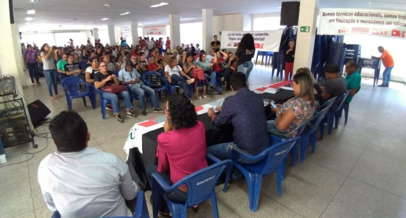 Sintero realiza Assembleia Geral no dia de Paralisação Estadual da Educação