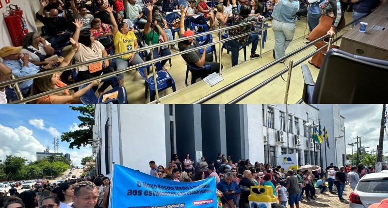 Sintero reúne centenas de trabalhadores no dia de Mobilização em Defesa da Educação 