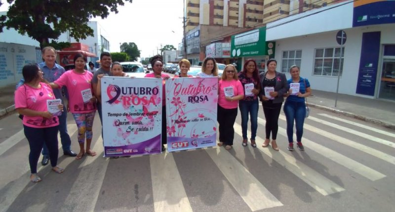 Sintero promove ação para divulgar o Outubro Rosa