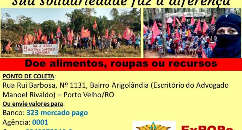 Sintero apoia campanha solidária de estudantes da UNIR