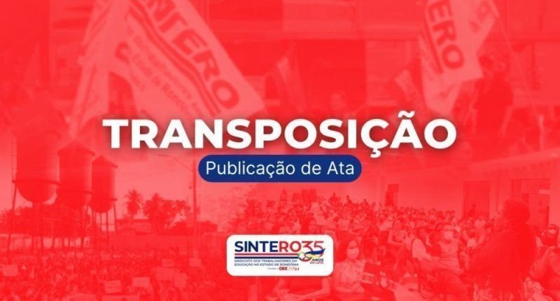 TRANSPOSIÇÃO: Ata nº 3 de 2025 é publicada pela CEEXT