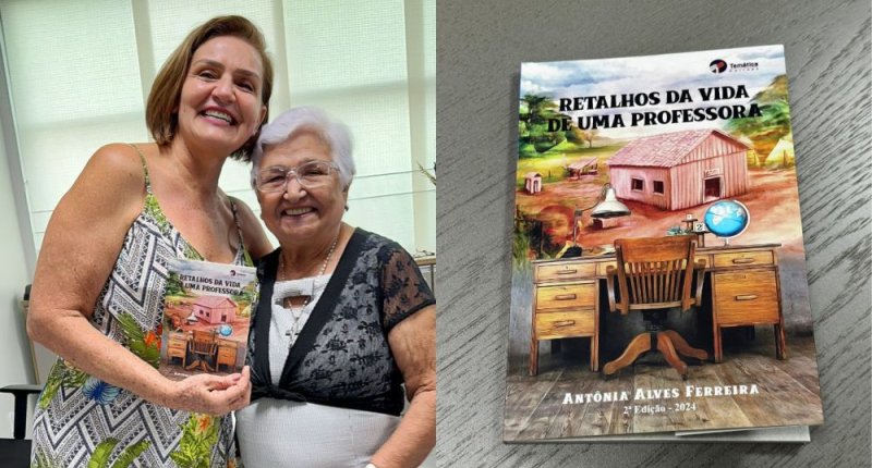 Professora federal filiada ao SINTERO lança livro e compartilha experiências em visita à entidade