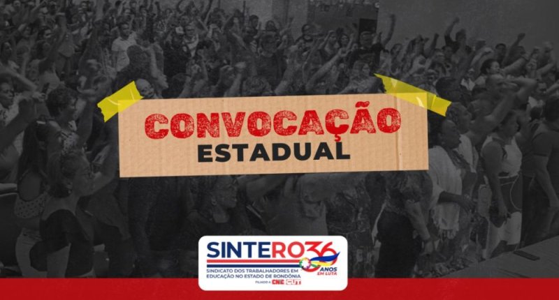 SINTERO convoca categoria estadual para Assembleia Geral Extraordinária no dia 21 de fevereiro