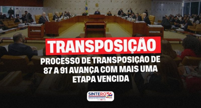 Processo de transposição de 87 a 91 avança com mais uma etapa vencida