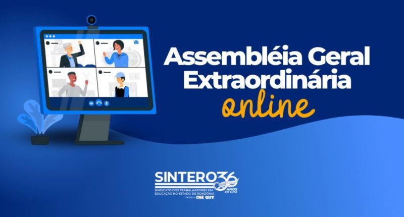 SINTERO convoca categoria estadual para Assembleia Geral Extraordinária virtual no dia 30 de junho