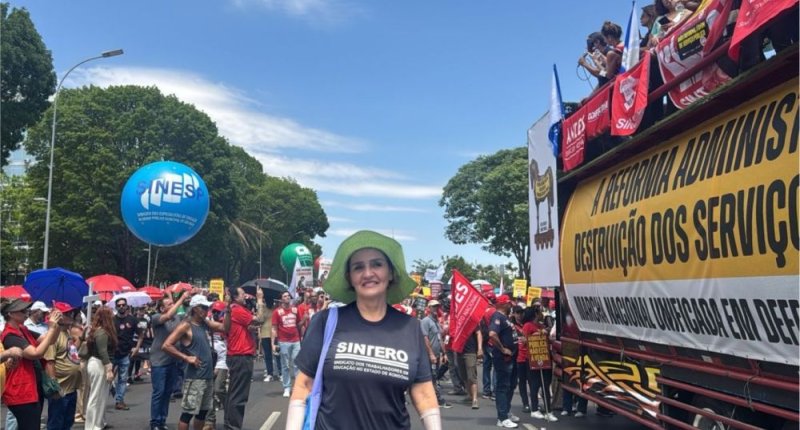 SINTERO participa da Marcha Nacional do Serviço Público em Brasília contra a Reforma Administrativa