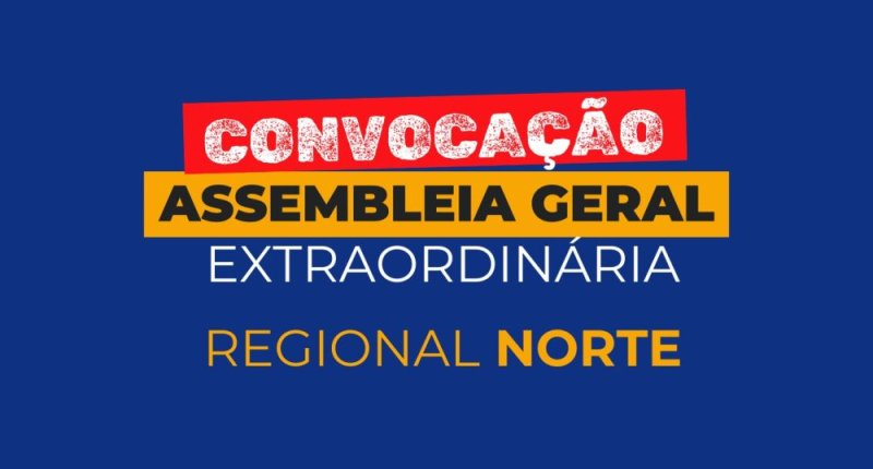 Regional Norte do SINTERO convoca professores/as municipais para Assembleia Geral Extraordinária em Porto Velho