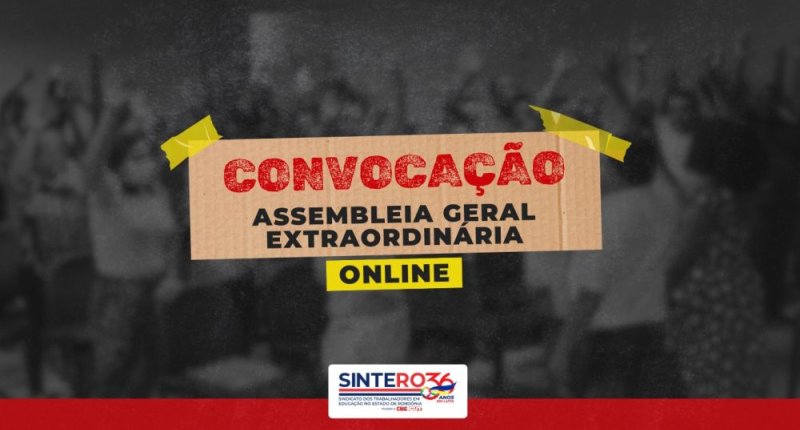 Convocação para Assembleia Geral Extraordinária Online