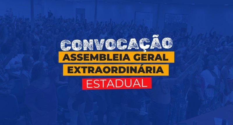 SINTERO convoca trabalhadores/as em educação estaduais para assembleias simultâneas em 24 de março
