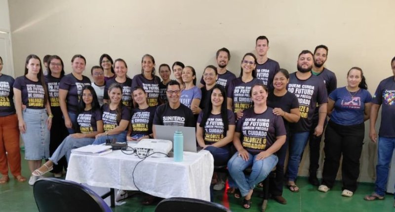 Grupo de cuidadores de Cerejeiras se une ao SINTERO e fortalece representação no Cone Sul